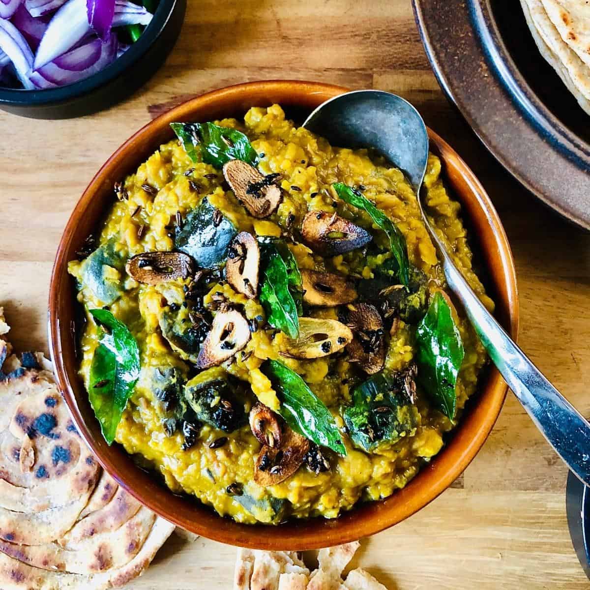 One Pot Recipe Aubergine Daal Kitchen and Other Stories