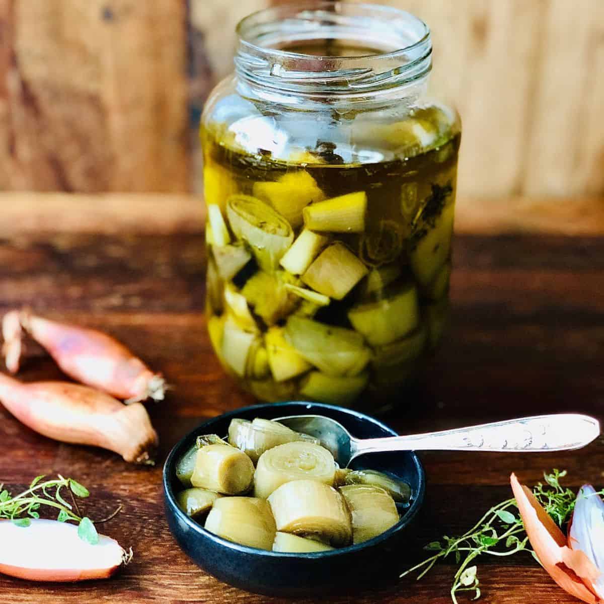 Onion and shallot confit